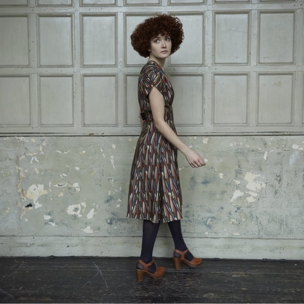 Rita Multi Feather Dress by Palava - Picture 7 of 16
